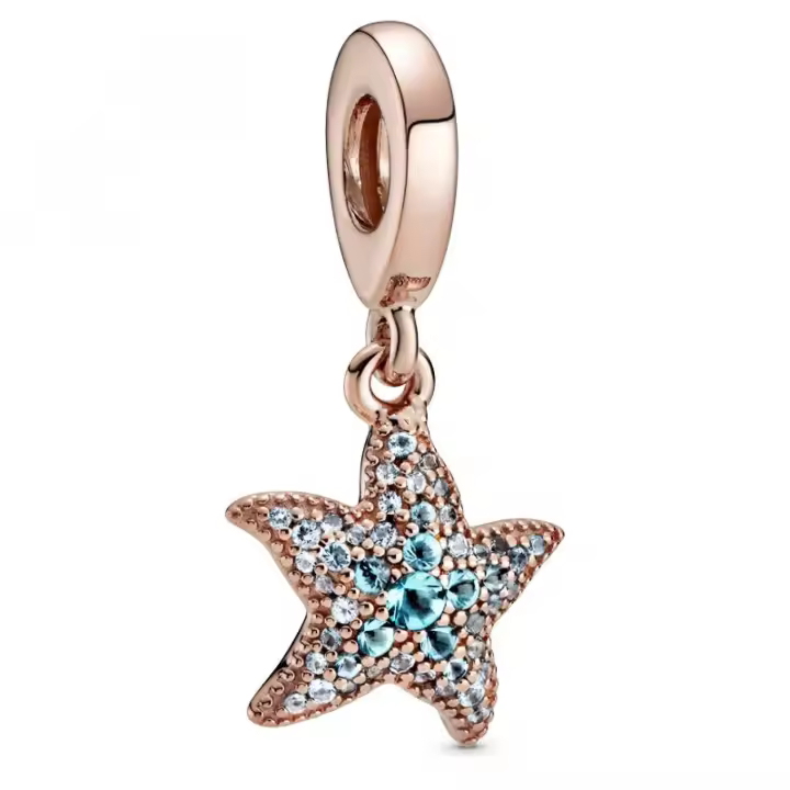 Charm Pandora Estrella de mar brillante 788942C01 plata - 1