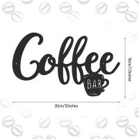 HelloYoung Signo De Pared De Metal Para Bar De Café Letra De Café Decoración Para Cocina Baño Sala De Estar Dormitorio - details 3