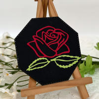 Cortadores De Metal En Forma De Ramas De Rosas Y Hojas Para Scrapbooking Y Álbumes De Fotos Herramienta De Corte De Carbono Para Papel Y Cartón - details 9