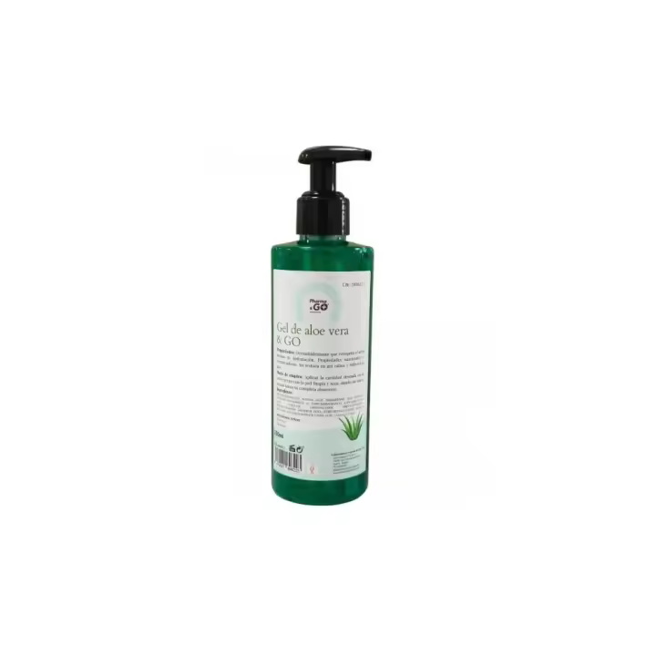 Pharma Go Gel de Aloe Vera 250ml - Tratamiento Dermohidratante - Anti-Irritante - Post-depilación - 1