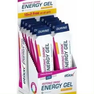 Etixx Energy Gel Bebida Isotónica Naranja 12X60Ml - 1