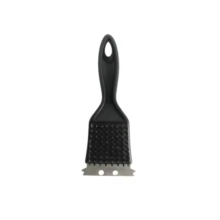 Cepillo De Hornear De Acero Inoxidable 1 Pc Cepillo De Limpieza Para Barbacoa Y Enchufe Doble Función Cepillo De Relleno De Hoja - 1