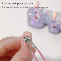 Soporte Magnético Para Uñas Postizas De Resina Aurora Organizador De Manicura Con Estantes Para Uñas Y Herramientas De Cuidado De Las Uñas - details 3