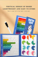 Juguete Educativo De Matemáticas Con Fracciones Magnéticas Montessori Para Niños Tablero De Aritmética De Madera Regalo De Navidad - details 12