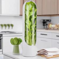Contenedor De Almacenamiento Para Hierbas Blancas Frescas 1/2/3/8PCS Conservador De Vegetales Para Refrigerador Ecológico Y Recipiente De Plástico PC - details 6