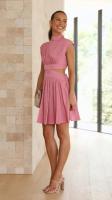 Vestido Largo Maxi De Verano Para Mujer Estilo Casual Elegante Sin Mangas Sin Espalda Color Sólido Personalizado - details 4