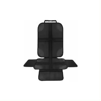 Cojín para asiento de automóvil, protector de asiento de automóvil con bolsa de almacenamiento, cómoda funda para asiento de automóvil (negro 1 pieza) - 1