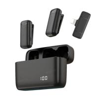 Micrófono Lavalier Inalámbrico Con Estuche De Carga Portátil Para Audio Y Video Grabación Compatible Con iPhone Android Notebook Ideal Para Gaming En Vivo - details 5