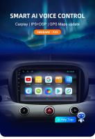 AWESAFE inalámbrico CarPlay Android Auto Radio para Fiat 500X 2014 2015 2016 2017 2018 2019 2020 coche reproductor multimedia GPS 2 din autoradio volante controles RDS Bluetooth - details 0