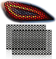 Pegatinas De Luz Trasera Para Coche Estilo Híbrido Universal Negro Decoración DIY Protector Vacío Adhesivo Para Automóviles - details 1