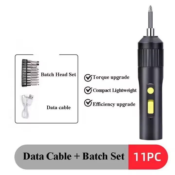 Destornillador Eléctrico Recargable por USB Mini Sin Cable Kit de Brocas Multifunction Herramientas de Reparación Portátiles de Alta Potencia - 1
