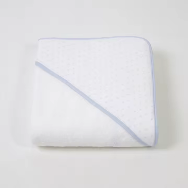10XDIEZ Capa baño estrellitas / - Suave y absorbente, ideal para envolver al bebé después del baño y mantenerlo cómodo y seco - 1