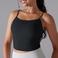 Top De Yoga Para Mujer Fitness Deportivo Push up Cómodo Reversible Brocado Top De Deporte Crop Top Para Gimnasio Y Running - details 13