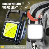 Linterna Mini LED Recargable COB Linterna Portátil Para Camping Y Exteriores Con Abrazadera De Corcho Luz De Trabajo Portátil - details 0