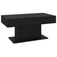 vidaXL Mesa de centro madera de ingeniería 96x50x45 cm Blanco, Negro, Gris Mesita de Salón o Comedor o Auxiliar Mesa de Café Meuble Salón - details 8