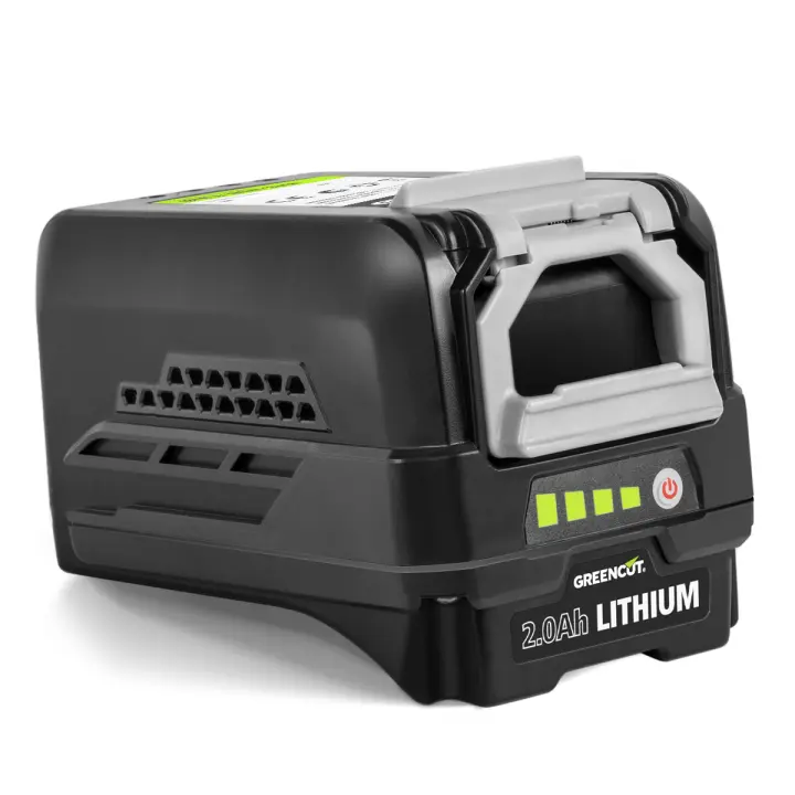 GREENCUT BT402L - Batería de litio recargable de 40V y 2.0Ah para herramientas de jardin eléctricas sin cable - 1