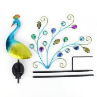 Lámpara Solar De Pavo Real Para Jardín Decoración Externa Con Luz LED Impermeable 300mAh Soporte De Camino Para Patio Garden - details 5