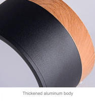 Spotlight LED De Techo Plano Iluminación Moderna Nórdica Madera Dimmer 5W 7W 9W 12W 15W Luz Interior Para Decoración De Interiores - details 8