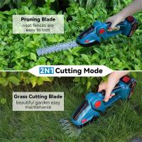 2 en 1 Cortasetos eléctrico, podadora de mano inalámbrica, recargable, herramienta de jardín para batería Makita de 18V, recortadora eléctrica de setos Equipado con un enchufe de batería de la UE - details 4