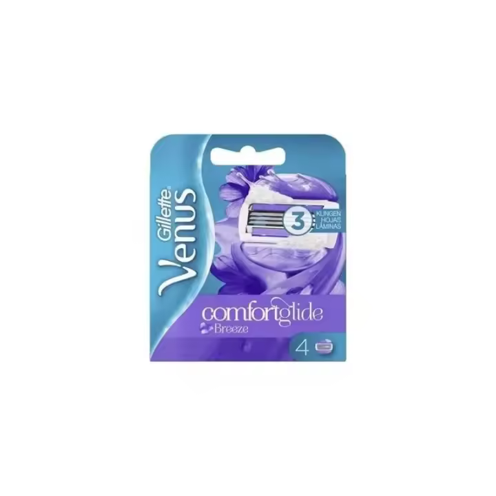 Gillette Venus ComfortGlide Breeze Recambio Maquinilla, 4Uds. - 1