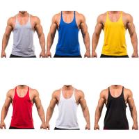 Nueva Estilo Camiseta De Entrenamiento De Gimnasio Para Hombres Camiseta De Correr Sudadera Sin Mangas Algodón Fitness Vest Top - details 2