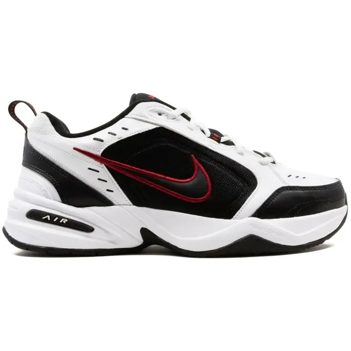 Zapatillas Nike Air Monarch Iv Blancas Negro Rojo 415445-101 Casual Hombre - 1