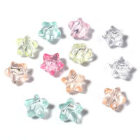 50pcs Estrellas De Cinco Puntos De Acrílico Transparentes 11mm Colores Para Joyería DIY Pulseras Collares Accesorios - details 3