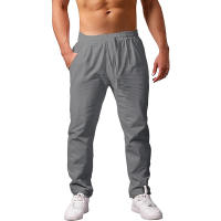 Nuevos Pantalones Largos Para Hombre Ligeros Y Transpirables Para Verano Estilo Casual Algodón Malla Ajuste Suave Ropa De Calle Fitness - details 7