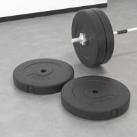 vidaXL Discos de Pesas Cemento Gimnasio Deporte Ejercicio Fitness Peso 2x 10 kg,  4x 5 kg,  2x 5 kg + 2x 10 kg y mas - details 0