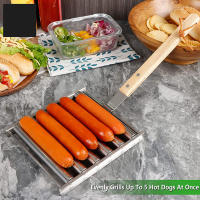 Relleno De Salchicha Para Barbacoa En Acero Inoxidable Herramienta De Barbecue No Adhesiva Portátil Para Camping Y Picnic - details 2