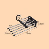 Organizador De Ropa 5 En 1 Magia Pantalones Rack De Armario Multi-capas Gancho De Ropa Plegable Para Armario Organización De Almacenamiento - details 0