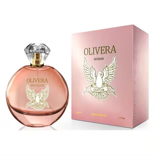 EAU DE PARFUM OLIVERA WOMAN 100ML ---MARCA CHATLER---FRAGANCIA DURADERA, DURACIÓN 8 HORAS - 1