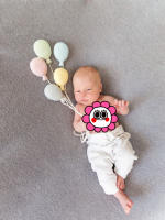Accesorios Para Fotografía De Bebés Recién Nacidos Nubes De Globo Hechos a Mano Decoración De Fotografía De Estudio Accesorio De Fotografía Para Bebés De 0 a 6 Meses Unisex - details 4