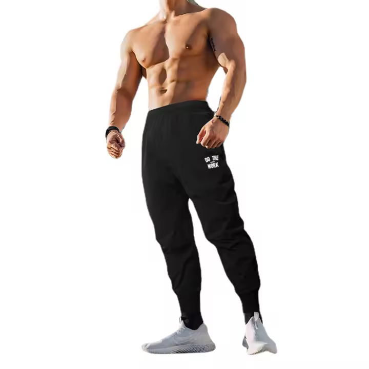 Joggers Pants Men Muscle Fitness Running Pants Training Sport Quick Dry Gym Training Sweatpants Bodybuilding Beam Mouth Trouser - 1