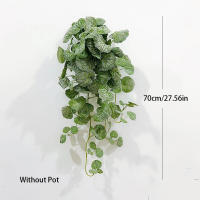 Planta Artificial De Pared Scindapsus 40-70cm Hojas De Hierba Falsa De Seda Para Decoración De Jardín Y Hogar Vines De Begonia Y Pino Fern - details 6