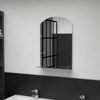vidaXL Espejo de Pared con Estante de Vidrio Templado para Maquillaje Dimensiones 20 x 40 cm,  30 x 50 cm,  40 x 60 cm y mas - details 2
