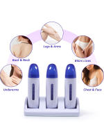 YIKOOLIN Calentador De Cera Portátil Para Mujeres Eliminación Del Vello Con 3 Tipos Máquina De Cera Para El Hogar Y El Salon Con Cartridge - details 6