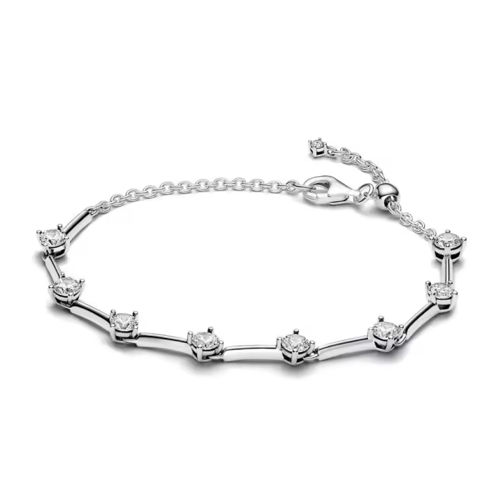 593009C01 - Pulsera en plata de ley Barras Brillantes​ 593009C01   PANDORA - 1