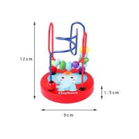 Juguete Educativo De Matemáticas Montessori Para Bebés Juguetes De Madera Para Niños Pista De Ratón En Forma De Circulo Con Cuentas Regalo Para Niños De 3-6 Años - details 8