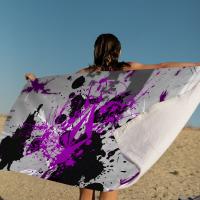 Toalla De Playa Microfibra Volcom Logo Quick Dry Toalla De Piscina Para Viajes Yoga Absorbente Y Suave Tamaño 76x182 Cm - details 4