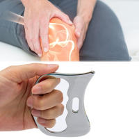 Masajeador De Acero Inoxidable Gua Sha Herramienta De Desgaste Muscular Para Relajación Corporal Y Masaje Facial Uso Manual Tamaño Medio - details 5