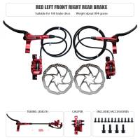 NFOX GT268 Freno De Disco Para Bicicleta MTB Freno Hidráulico De Rueda De 160mm Freno De Aceite Rojo Y Negro Para Montaña Partes De Bicicleta - details 8