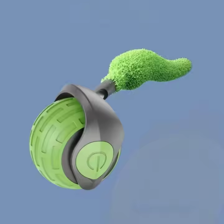 Juguete Interactivo Para Gatos Bola Recargable Por USB Modos De Juego Adaptativos Superficie Texturada Con C Cola Simulada - 1