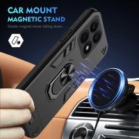 Carcasa De Teléfono Con Soporte Magnético Para Huawei Honor X9A X8A X7A X6A X9 X8 X7 X6 X5 plus 90 Lite Lujo Protector Bumper Cubierta Trasera - details 1