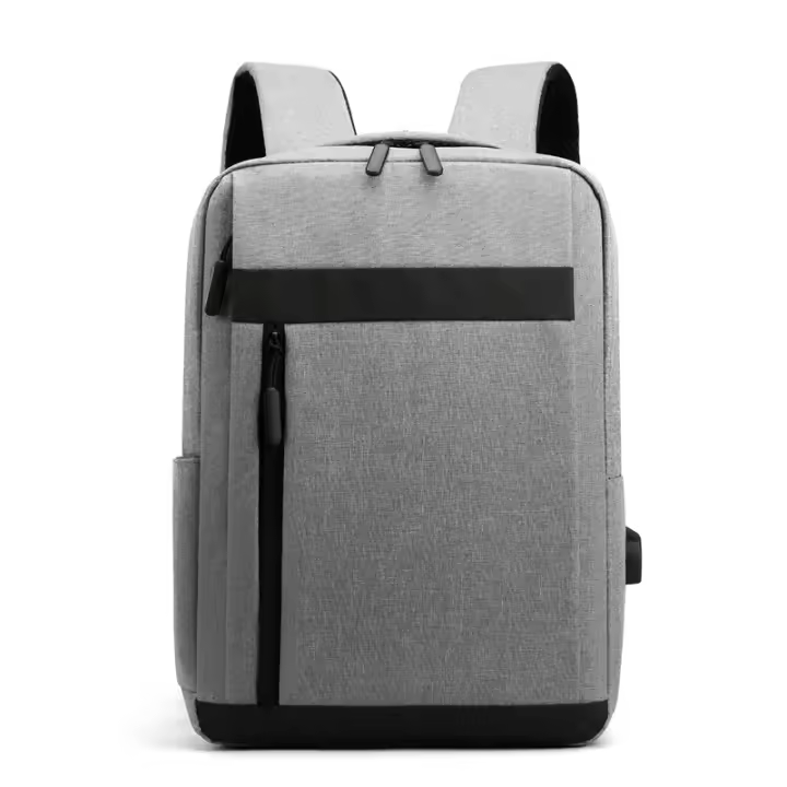 Mochila De Negocios Para Laptop Grande Capacidad Multifuncional Con USB Impermeable Para Hombres Bolsa De Hombro Casual Con Funda Trasera - 1