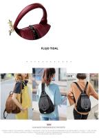 Mochila Multifuncional De Cuero Para Mujer Casual Para Adolescentes Chaleco De Viaje Bolsa Escolar Saco De Espalda Para Damas - details 4