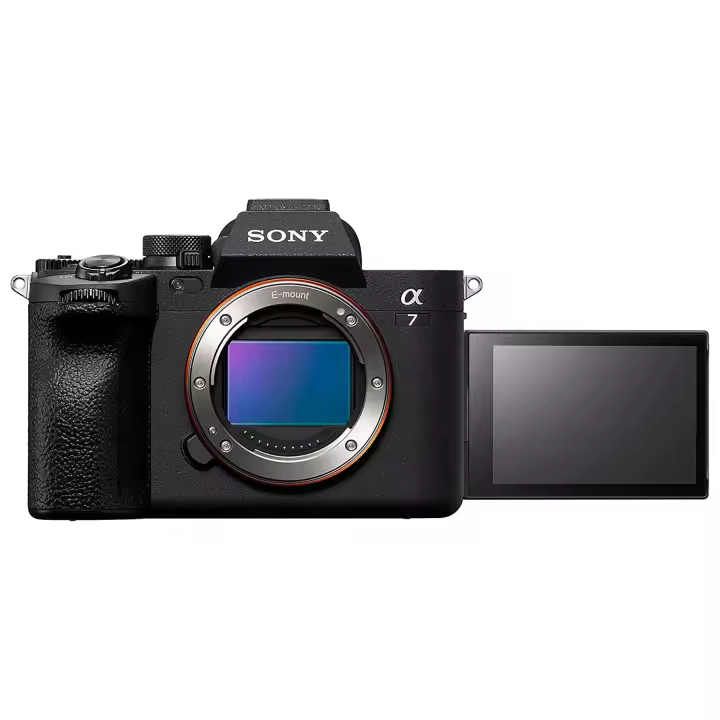 Sony - Cámara sin espejo Alpha 7 IV cuerpo con sensor full frame de 33 MP, grabación 4K 60p y estabilización de 5,5 pasos - 1
