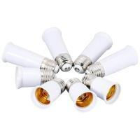 Soporte De Lámpara E27-E27 Alargado Adaptador Convertidor De Soporte De Lámpara 65mm-95mm Material De Cerámica Sin Químicos Peligrosos - details 1