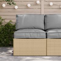 Cojín de Palet para Asiento Gris 70x70x12 cm Tela Oxford - details 3