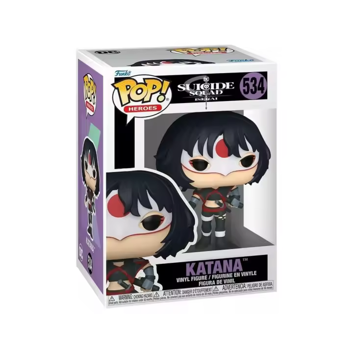 Funko Pop Heroes DC Suicide Squad Isekai Figura Katana Juguetes - 1